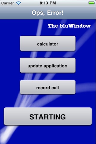 blu Window