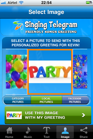 Singing Telegram screenshot 3