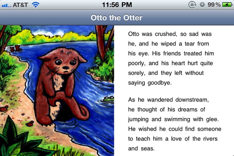 Otto the Otter Narrated Children’s Book for iPhone/iPod touch Free