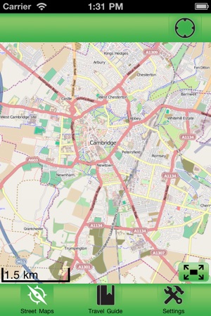 Cambridge Offline Street Map