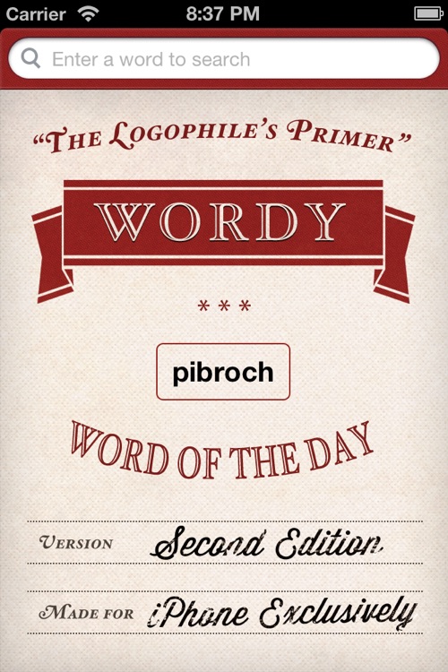 Wordy: The Logophile's Primer