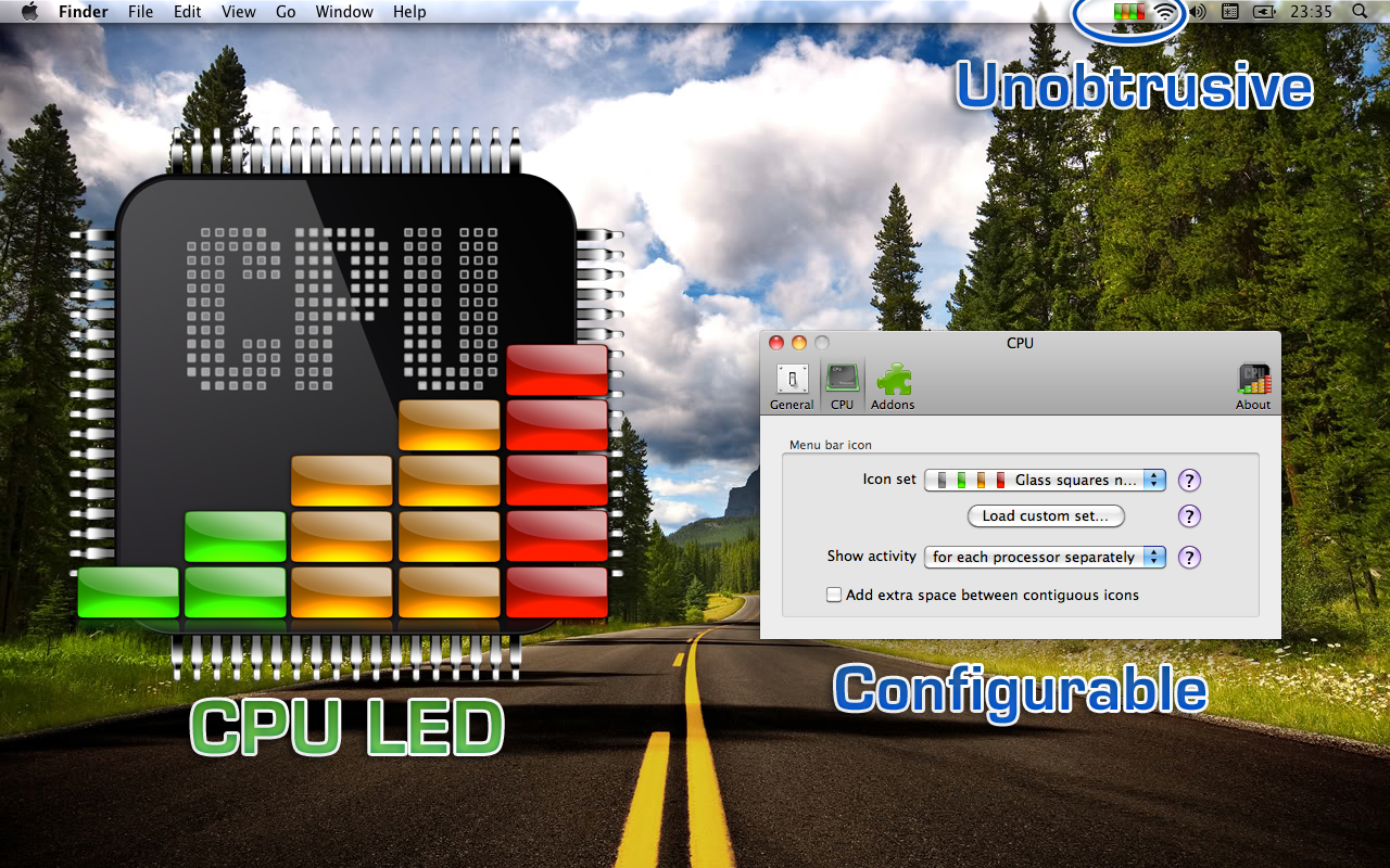 CPU LED 1.3 Mac 破解版 CPU负载监控