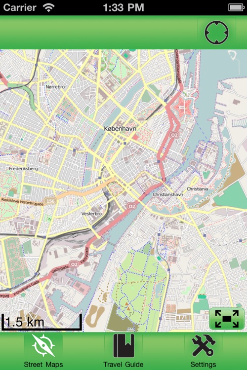 Copenhagen Offline Street Map