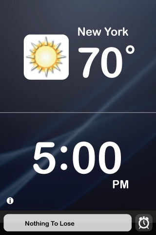 Brookstone Flip Alarm Clock screenshot-3