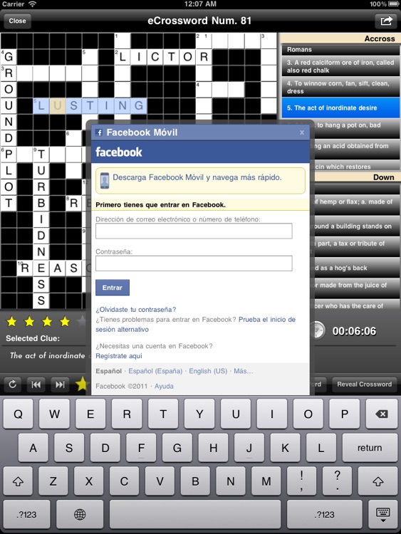 eCrosswords Lite screenshot-3