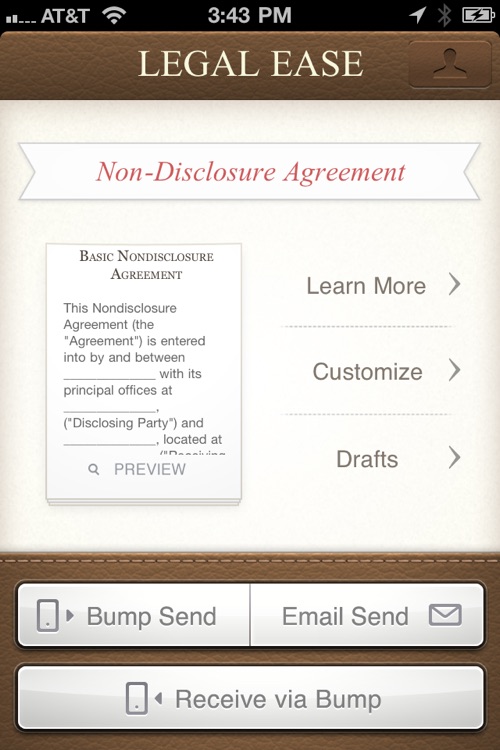 Legal-Ease : Non Disclosure Agreement Simple NDA