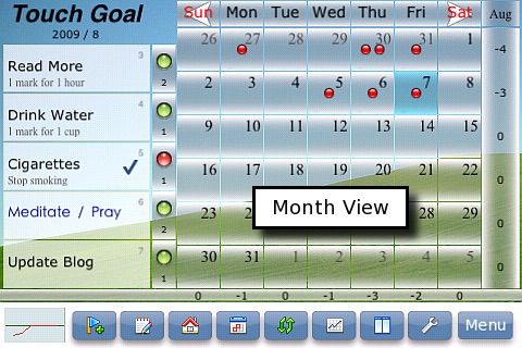 Touch Goal Lite (Goals/Habits Tracker) - Manage Your Everyday Life screenshot 3