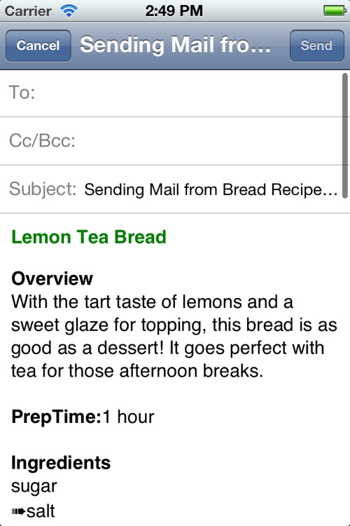 Bread Recipes for iPhone screenshot-3