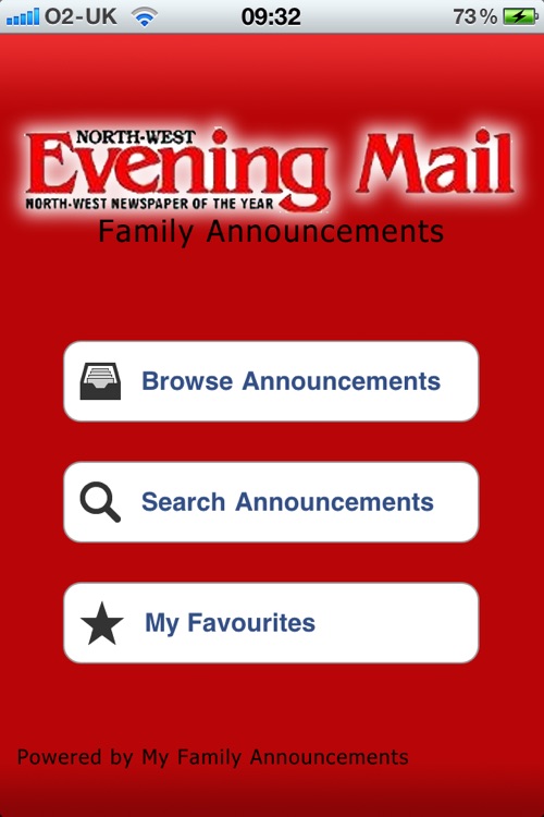 North West Evening Mail Announcements