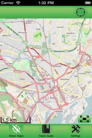 Cardiff Offline Street Map