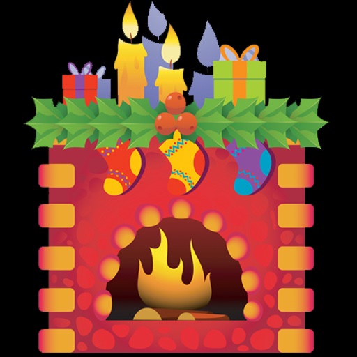 Christmas Time Fireplace icon
