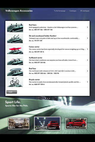 Polo Volkswagen Accessories screenshot 3