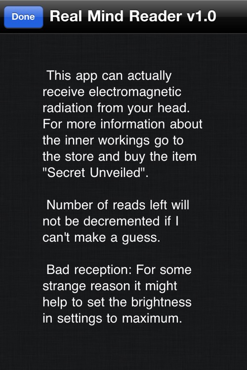 Real Mind Reader