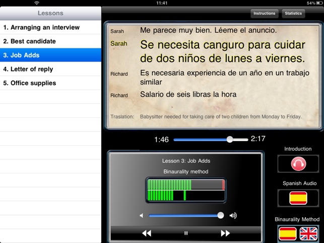 Listen & Learn spanish(圖4)-速報App