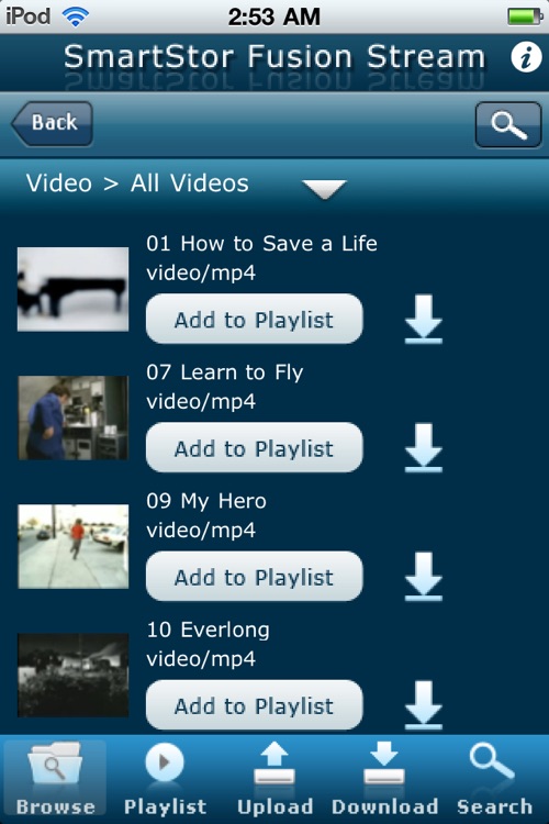 SmartStor Fusion Stream DLNA Digital Media App screenshot-3