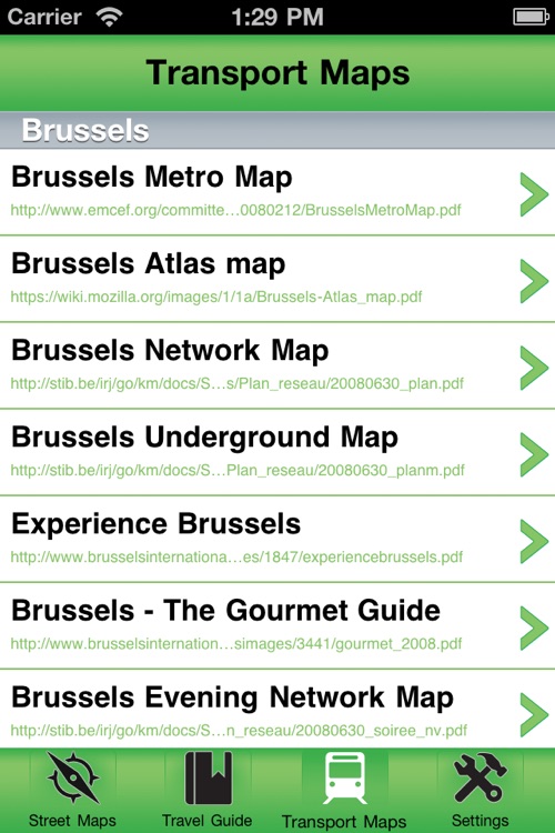 Brussels Offline Street Map