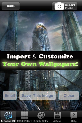 HD Glow HomeScreen Designer For iPhone4-Customize Your Home Screen