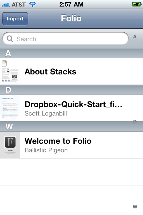 Folio ~ The PDF Reader