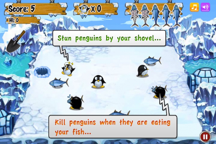 Penguin And Fish screenshot-3