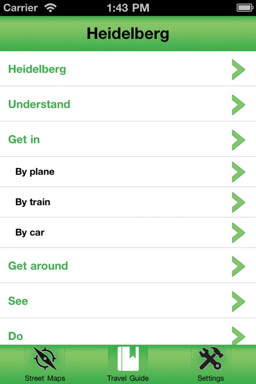 Heidelberg Offline Street Map