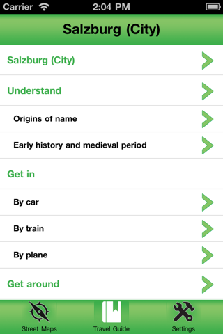 Salzburg City Offline Street Map screenshot 2