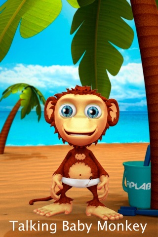 Talking Baby Monkey Screenshot 1