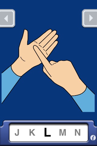 British Sign Language  - Finger Spelling screenshot 3