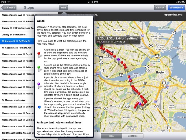 OpenMBTA for iPad(圖4)-速報App