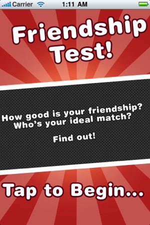 Friendship Test! (FREE)