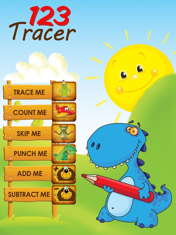 123 Tracer - A comprehensive 6 in 1 numbers app with addition and subtraction - HD