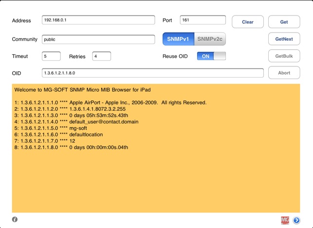 MG-SOFT SNMP Micro MIB Browser(圖1)-速報App