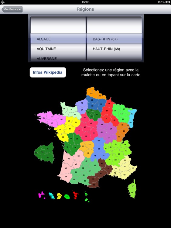 GeoFrance + pour iPad