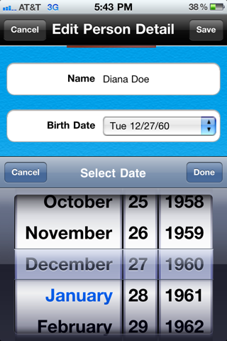 iFamily Tree HD Lite screenshot 3