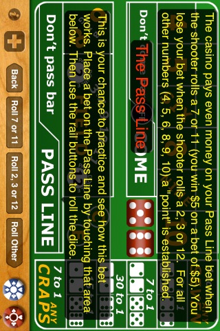 Casino Craps Tutorial screenshot 3