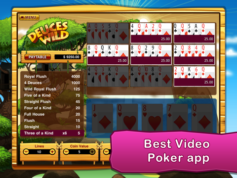 Video Poker Liteのおすすめ画像1