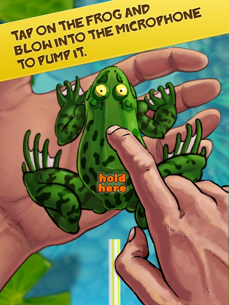 Blow Up The Frog XXL - for iPad, HD screenshot 2