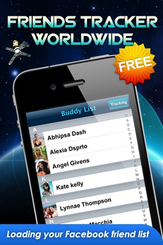 All Friends Tracker Worldwide FREE - For Facebook screenshot 2