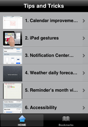 Tips and tricks for iOS 5 FREE(圖5)-速報App