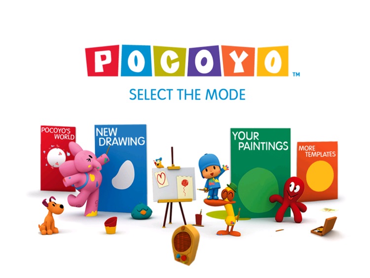 Coloring with Pocoyo and Friends