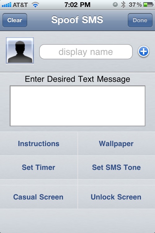Spoof SMS