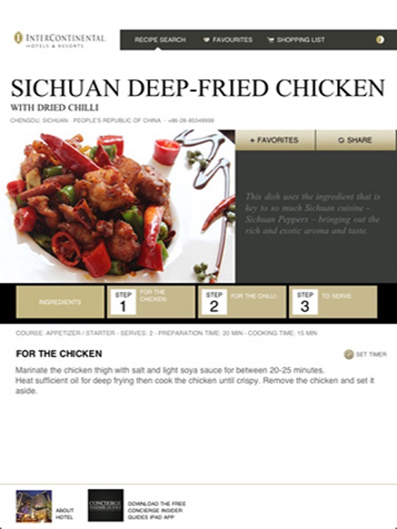 InterContinental Kitchen Cookbook screenshot-4