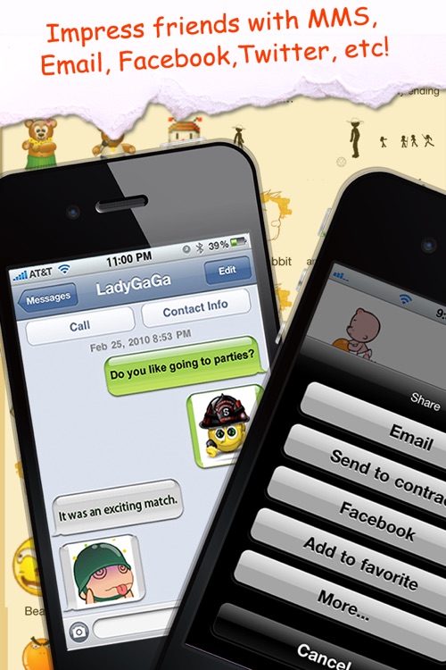 Animated Emoticons™ for MMS Text Message, Email!!!(FREE) screenshot-4