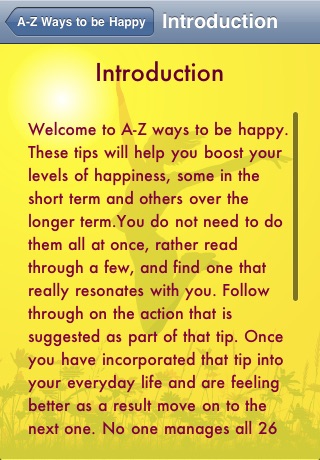 A-Z Ways to be Happy screenshot 3