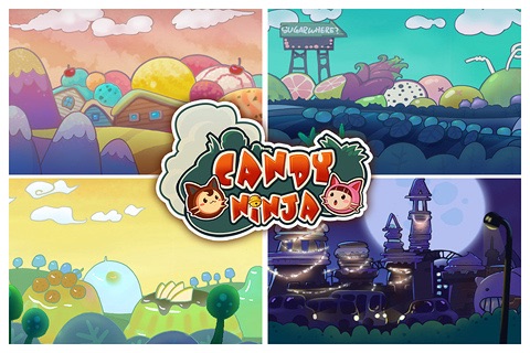 Candy Ninja-Cat screenshot-3