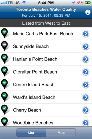 Toronto Beaches Water Quality(圖1)-速報App