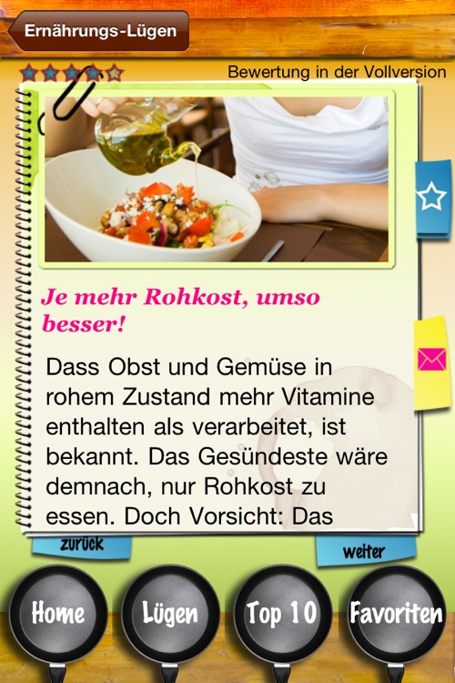 Ernährungs-Lügen Gratis - Irrtümer über gesundes ... screenshot-4