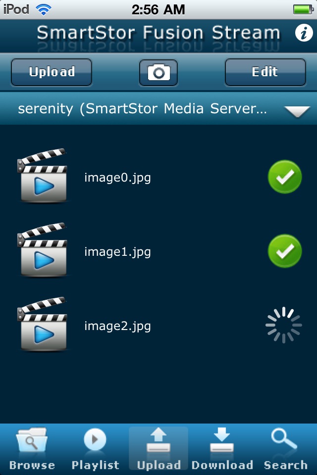 SmartStor Fusion Stream DLNA Digital Media App screenshot 3