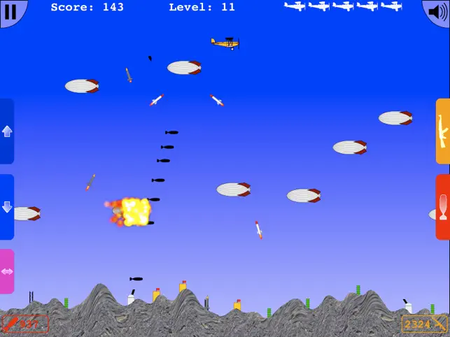 Bomber Zone HD Lite, game for IOS