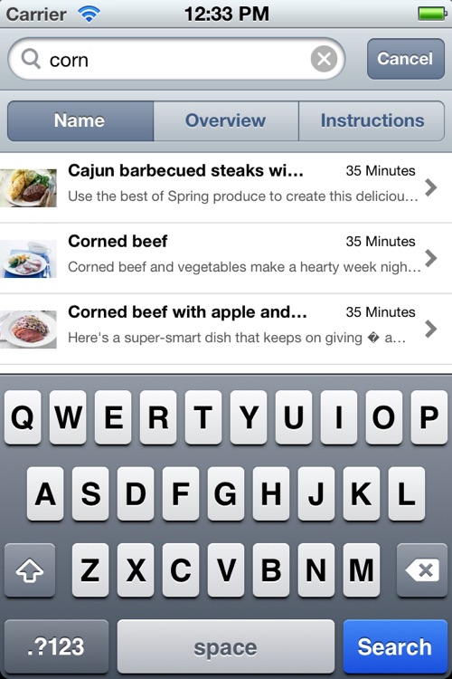 Beef Recipes for iPhone