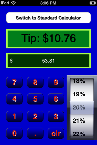 2-in-one: Calculator and Tip Calculator screenshot 4
